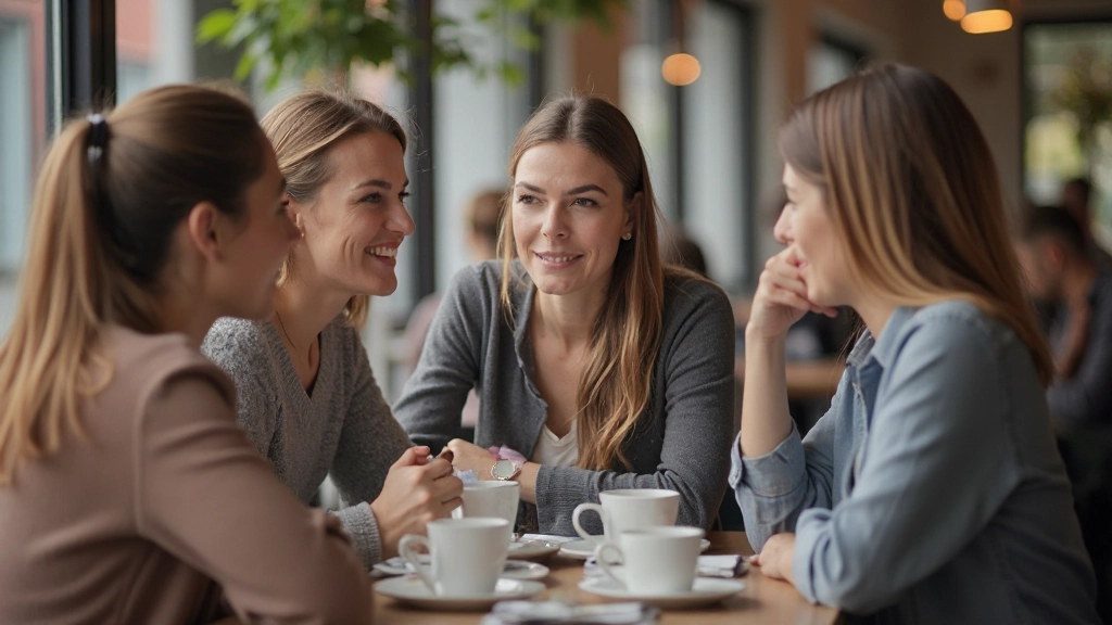 Diverse groep mensen in gesprek op Nederlands in vriendelijke omgeving