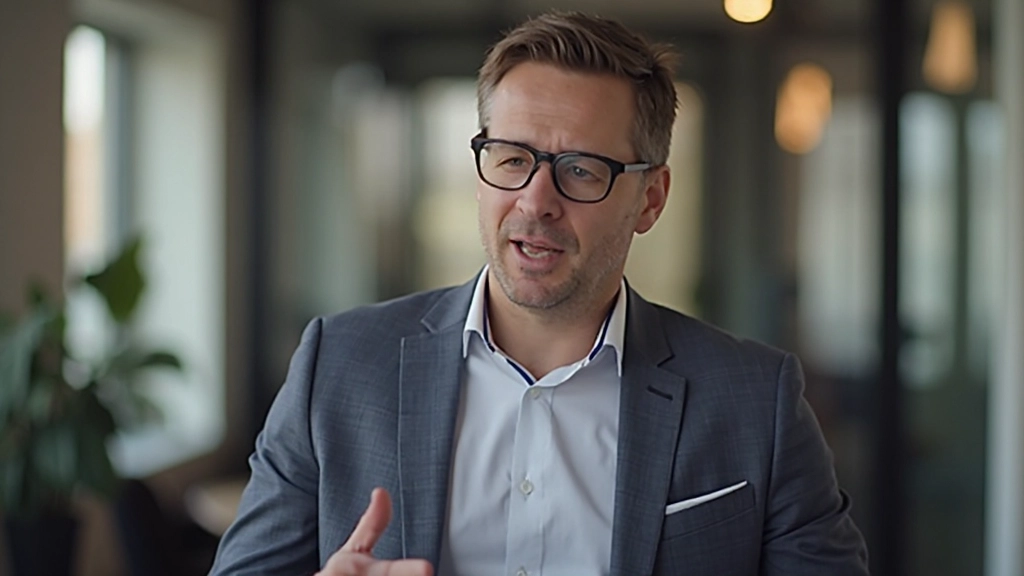 Persoon die Nederlands spreekt met zelfvertrouwen, presentatie setting, professionele communicatie