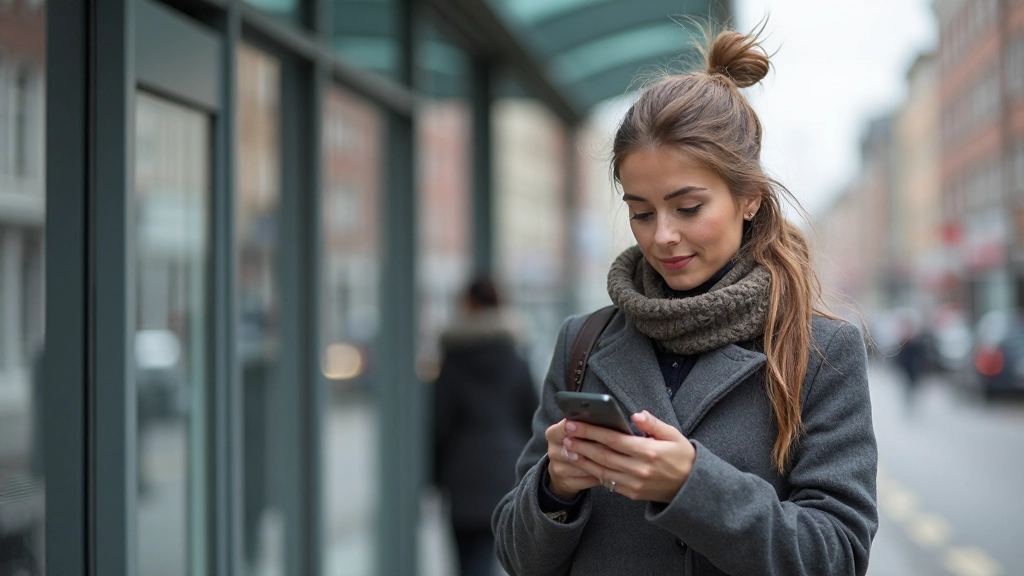 Nederlandse tramhalte met mensen die Nederlands spreken